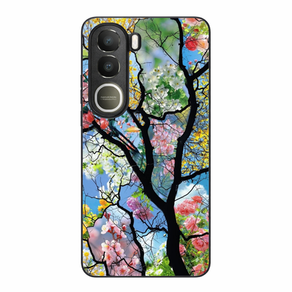 Bloom Glass Metal Back Case for VIVO Y300