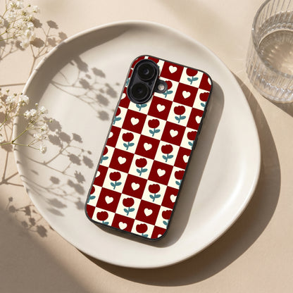 Rose Blocks Metal Back Case for Apple iPhone 17