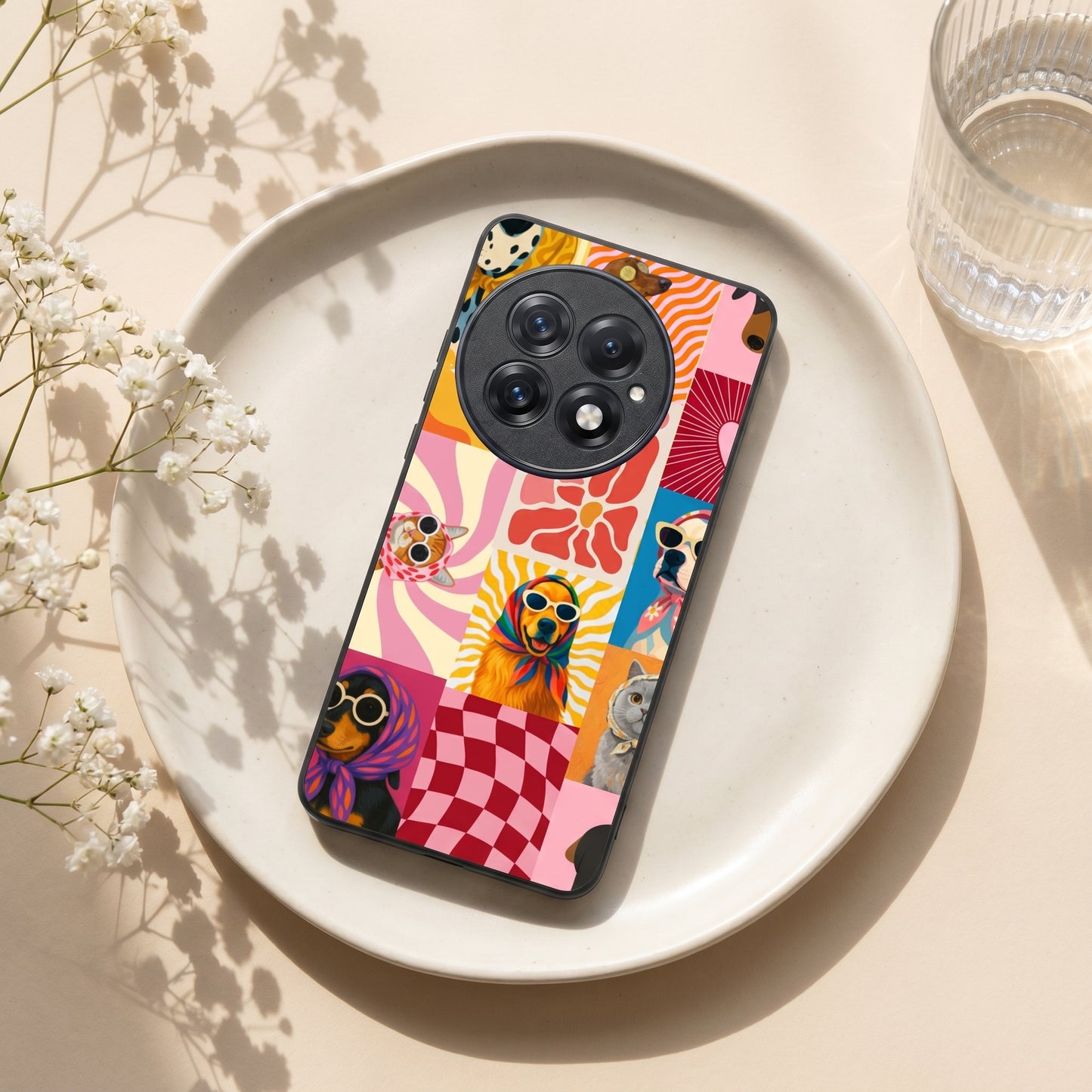 Pawpsy Metal Back Case for Oneplus 13