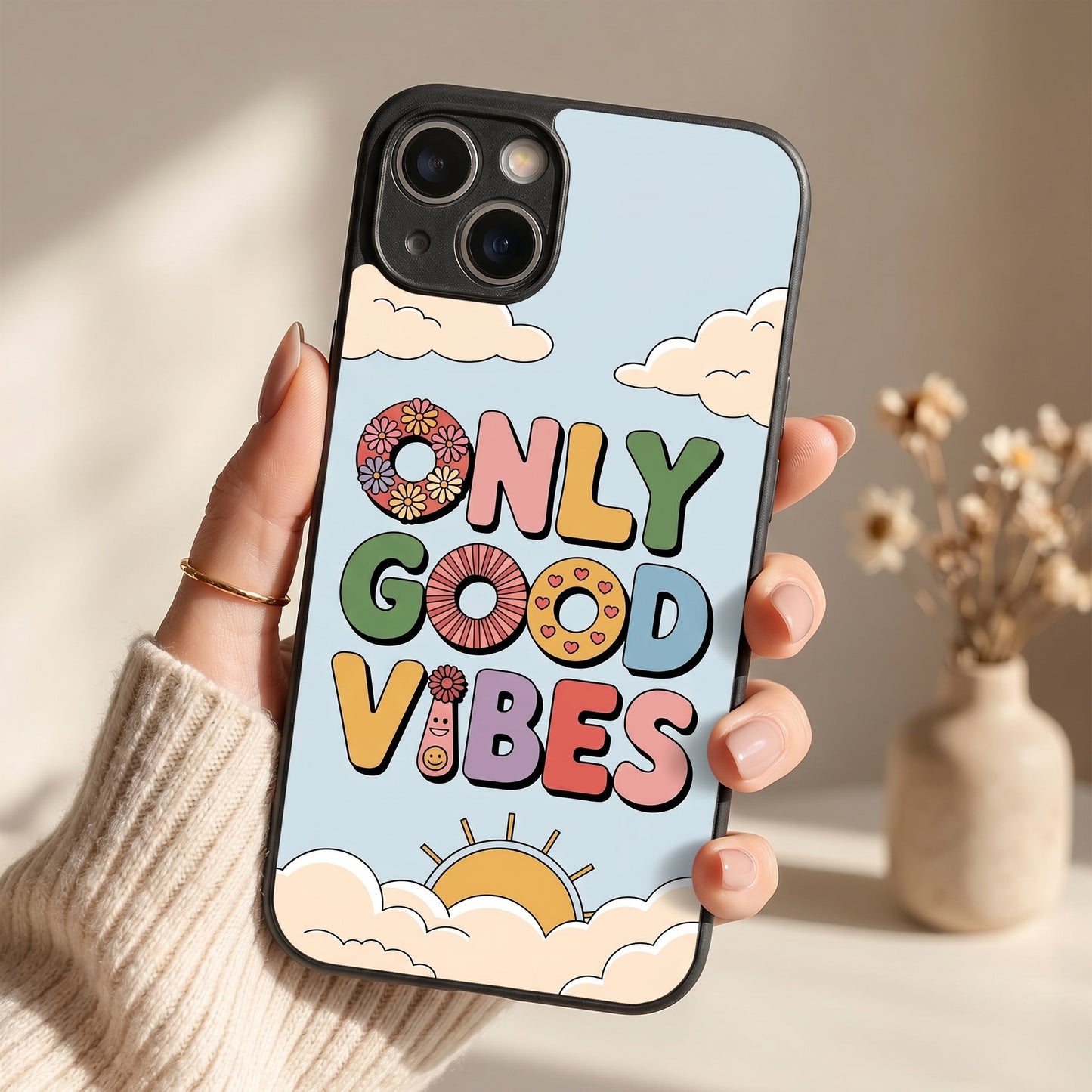 OGV Metal Back Case for Apple iPhone 15