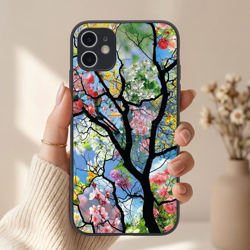 Bloom Glass Metal Back Case for Apple iPhone 11