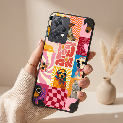Pawpsy Metal Back Case for Oneplus NORD CE 2 LITE 5G