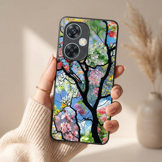 Bloom Glass Metal Back Case for Oneplus NORD CE 3 LITE 5G