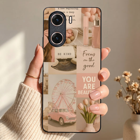Girlie Pop Metal Back Case for VIVO V29E