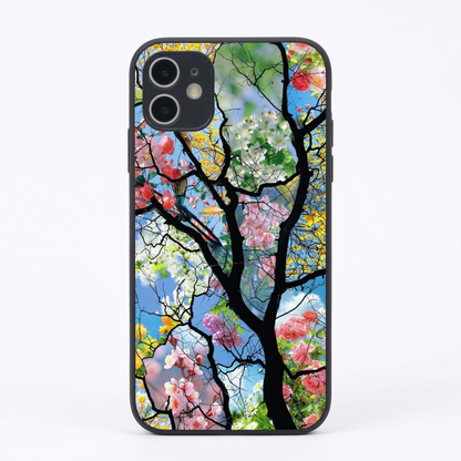 Bloom Glass Metal Back Case for Apple iPhone 11