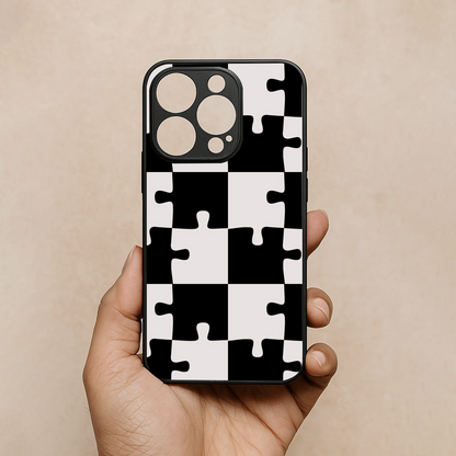 Grid Play Metal Back Case for Apple Iphone 11 Pro Max