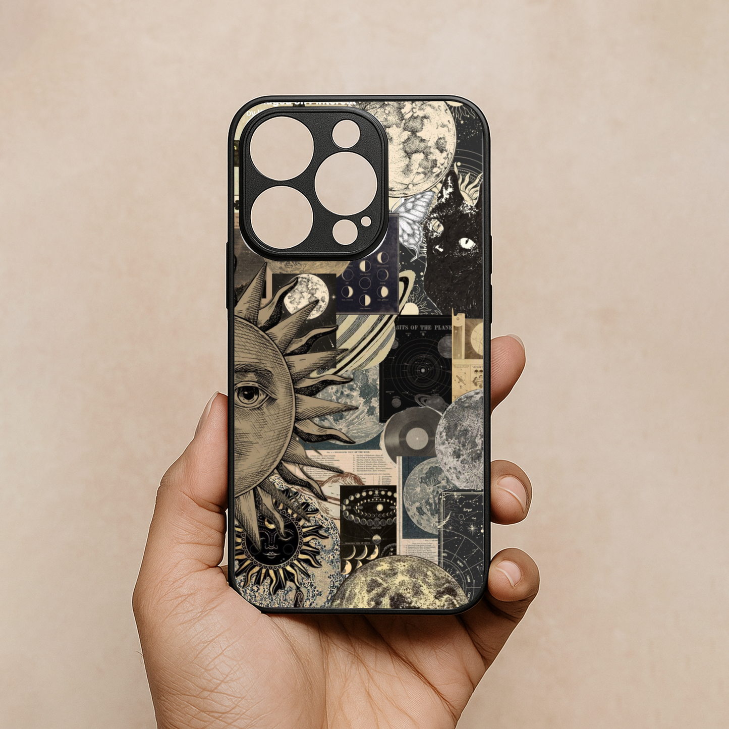 Galaxy Glaze Metal Back Case for Apple iPhone