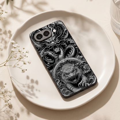 Dragon Ink Metal Back Case for Google Pixel 9A