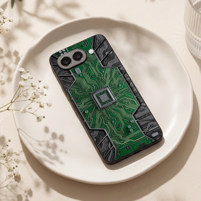 Chip Mode Metal Back Case for Google Pixel 9A