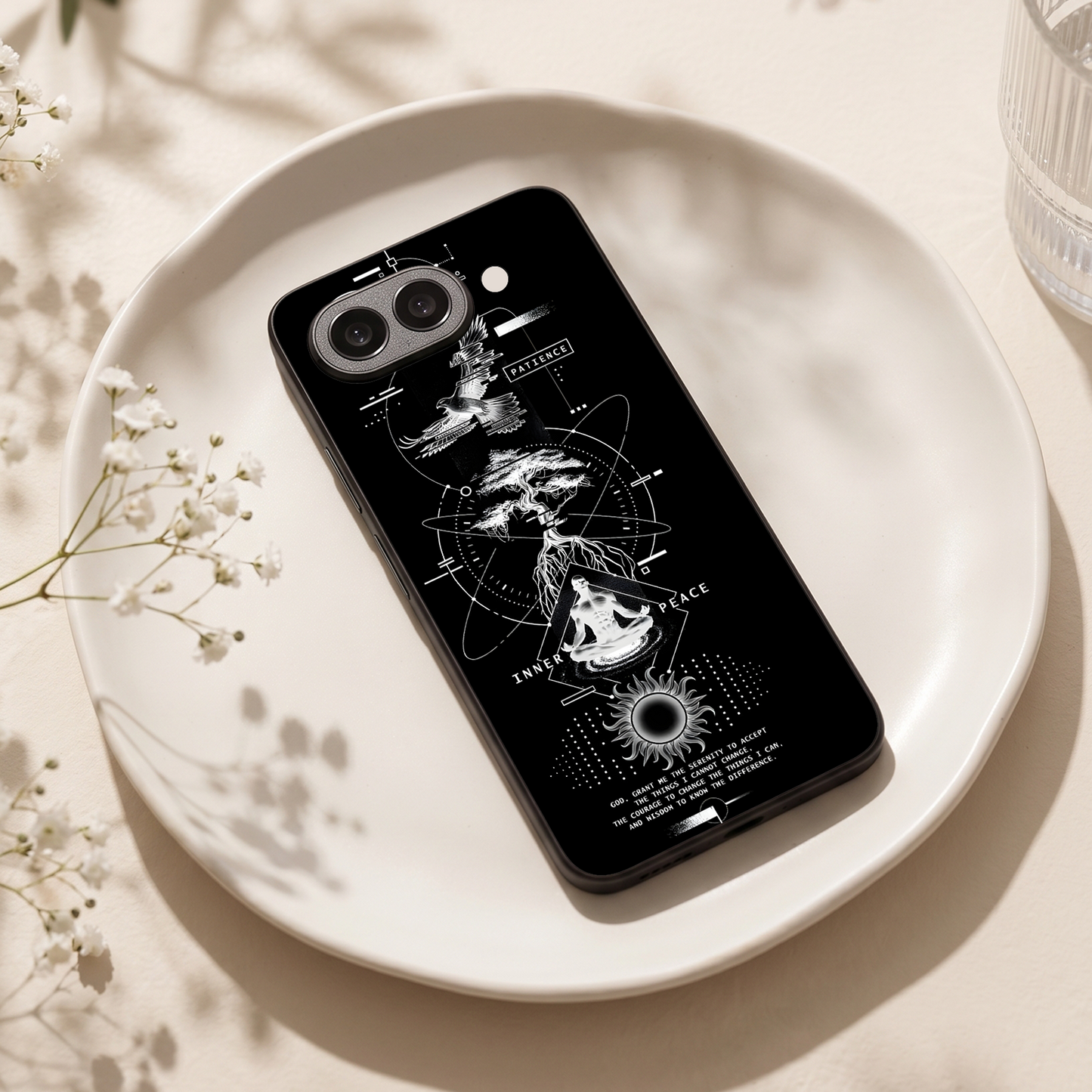 Dark Matter Metal Back Case for Google Pixel 9A
