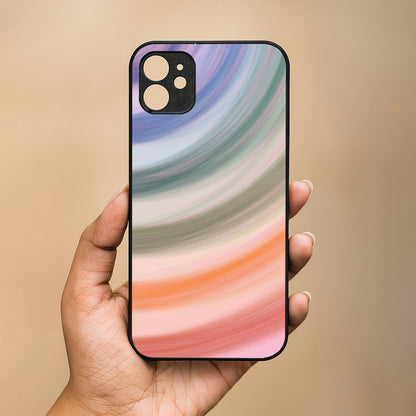 Rainbloom Metal Back Case for Apple Iphone 12