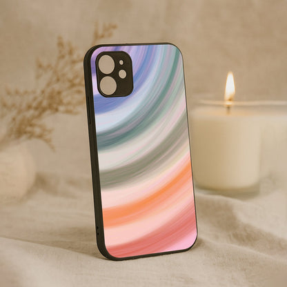 Rainbloom Metal Back Case for Apple Iphone 12