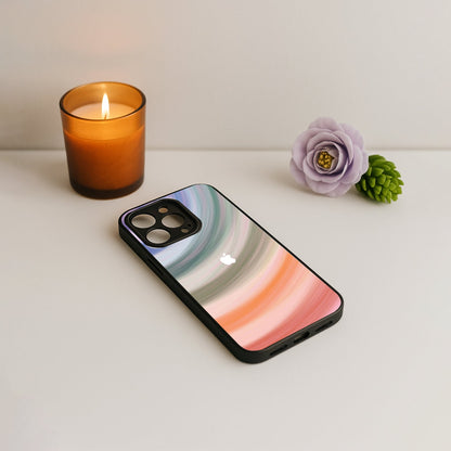 Rainbloom Metal Back Case for Apple Iphone 15 Pro Max