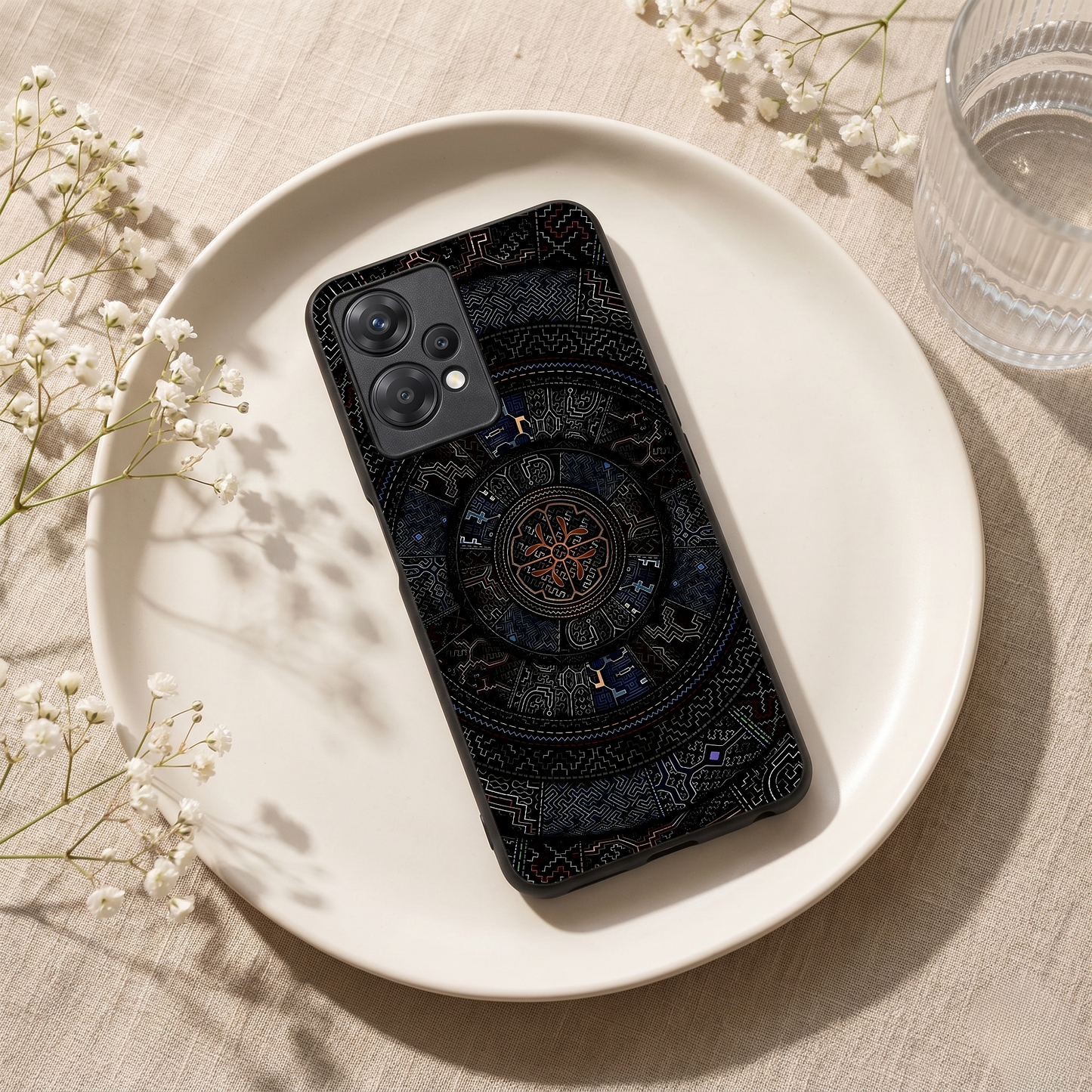 Dark Mandala Metal Back Case for Oneplus NORD CE 2 LITE 5G