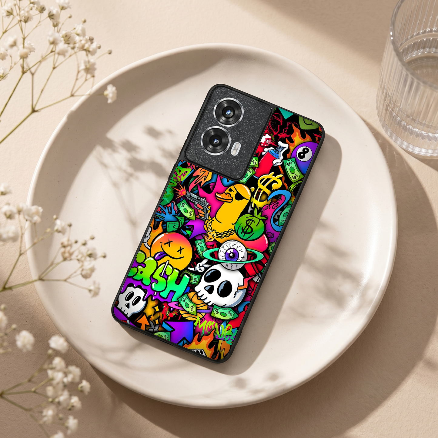 Chaos Pop Back Case for Moto G96