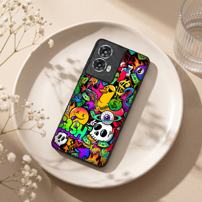 Chaos Pop Back Case for Moto G96