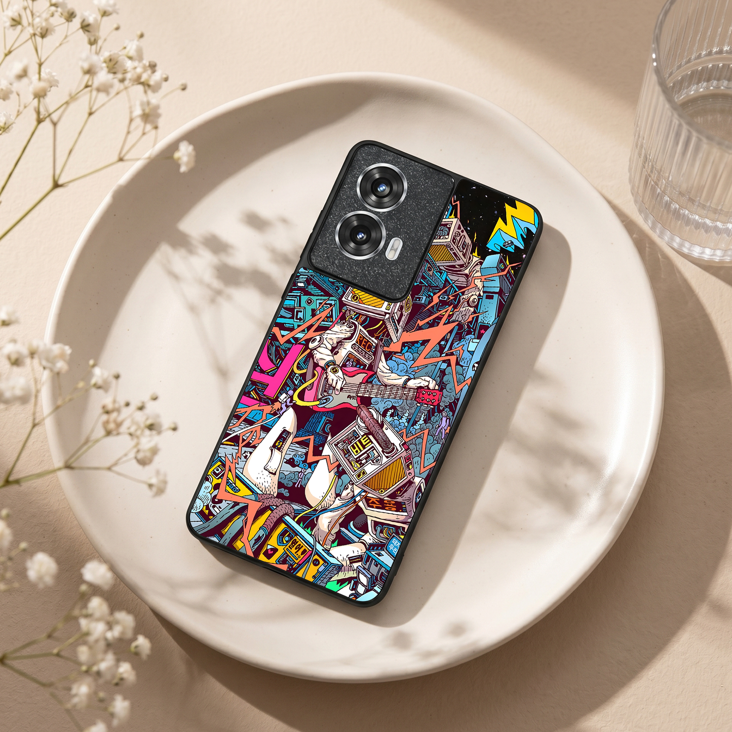 Soundwave Back Case for Moto G96