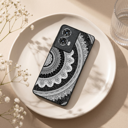 Moon Lace Metal Back Case for Moto G85
