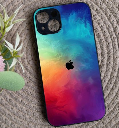 ColorFusion Glossy Metal Back Case for Apple Iphone 14 Plus