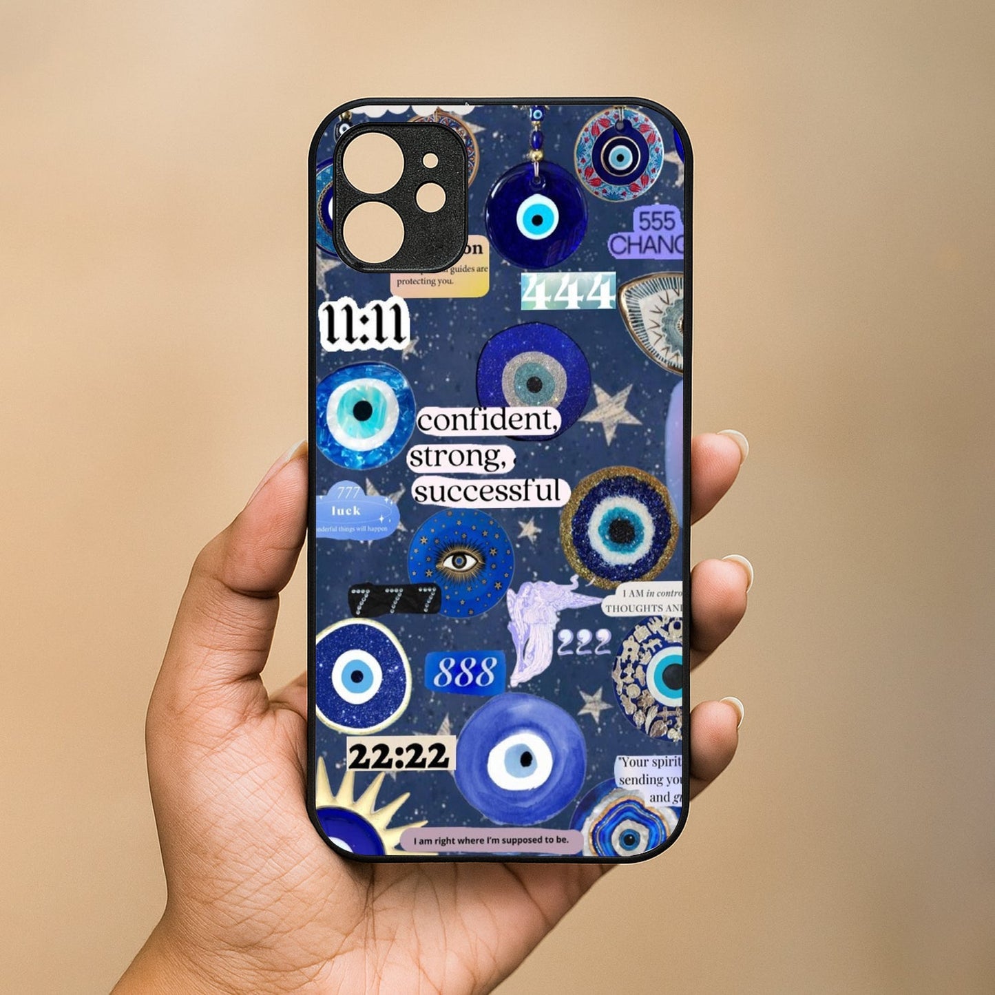 Affirmation Amulet Metal Back Case for Apple Iphone 12