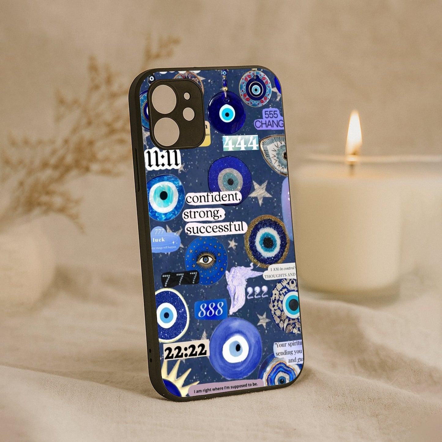 Affirmation Amulet Metal Back Case for Apple Iphone 12