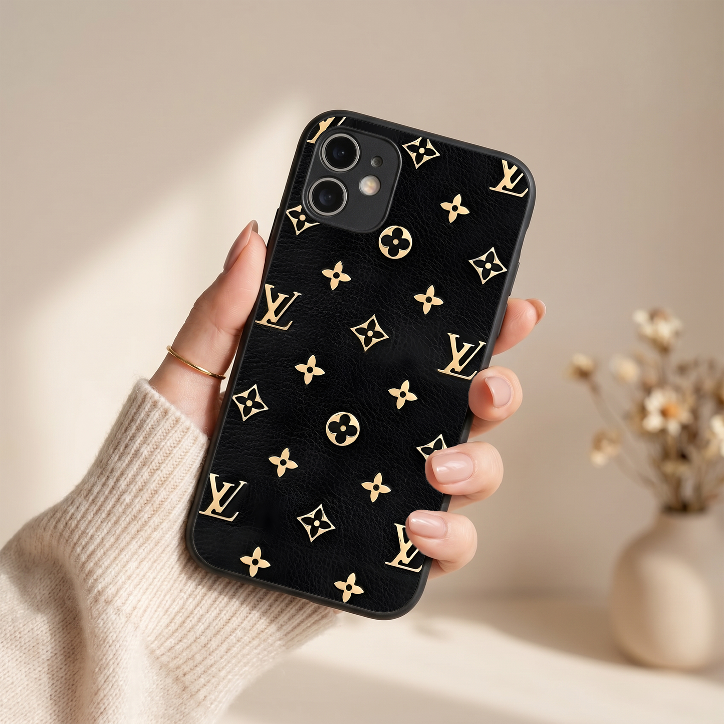 Luxe Gold Metal Back Case for Apple Iphone 11