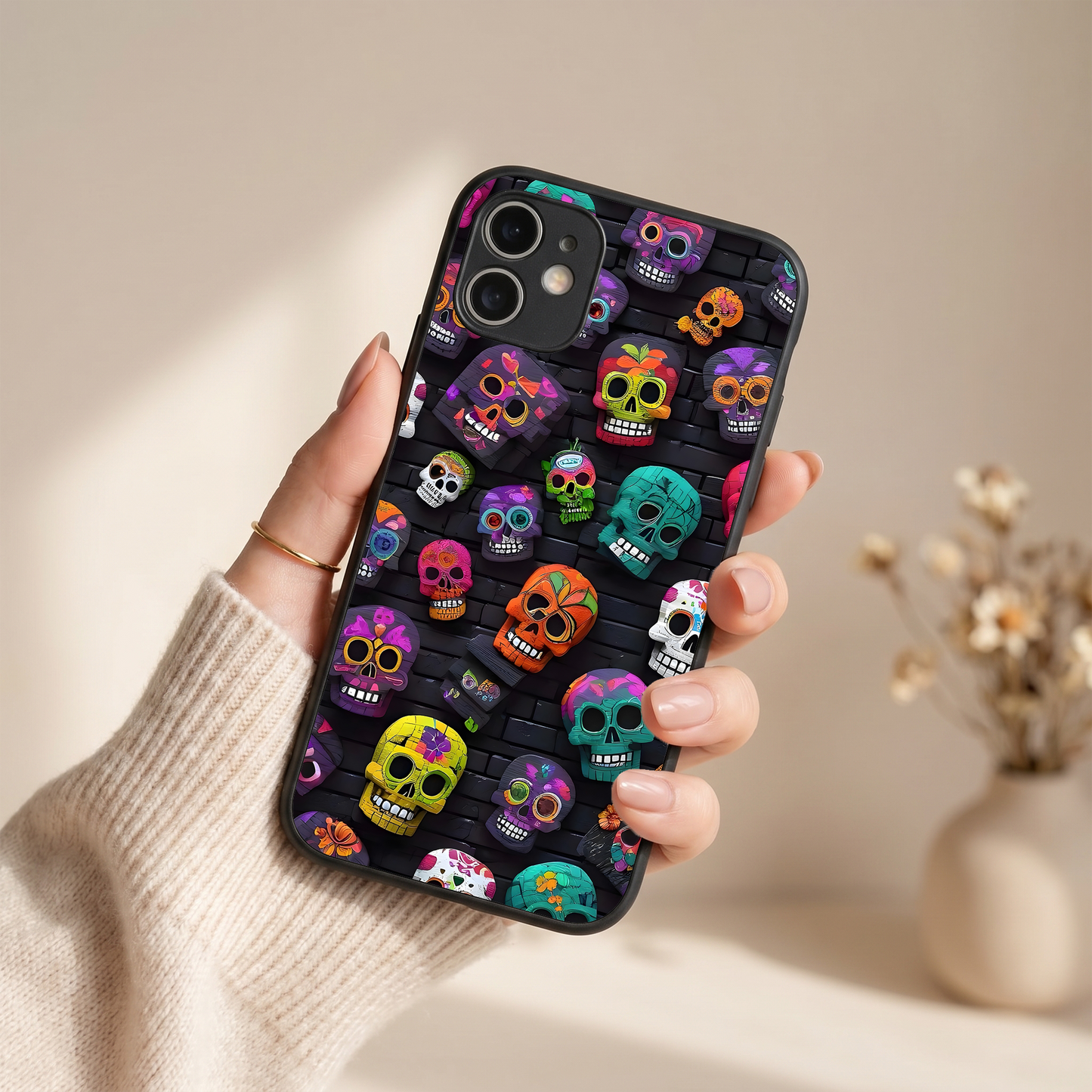 Skull Pop Metal Back Case for Apple Iphone 11