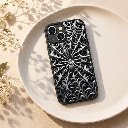 Web Trap Metal Back Case for Apple Iphone 13