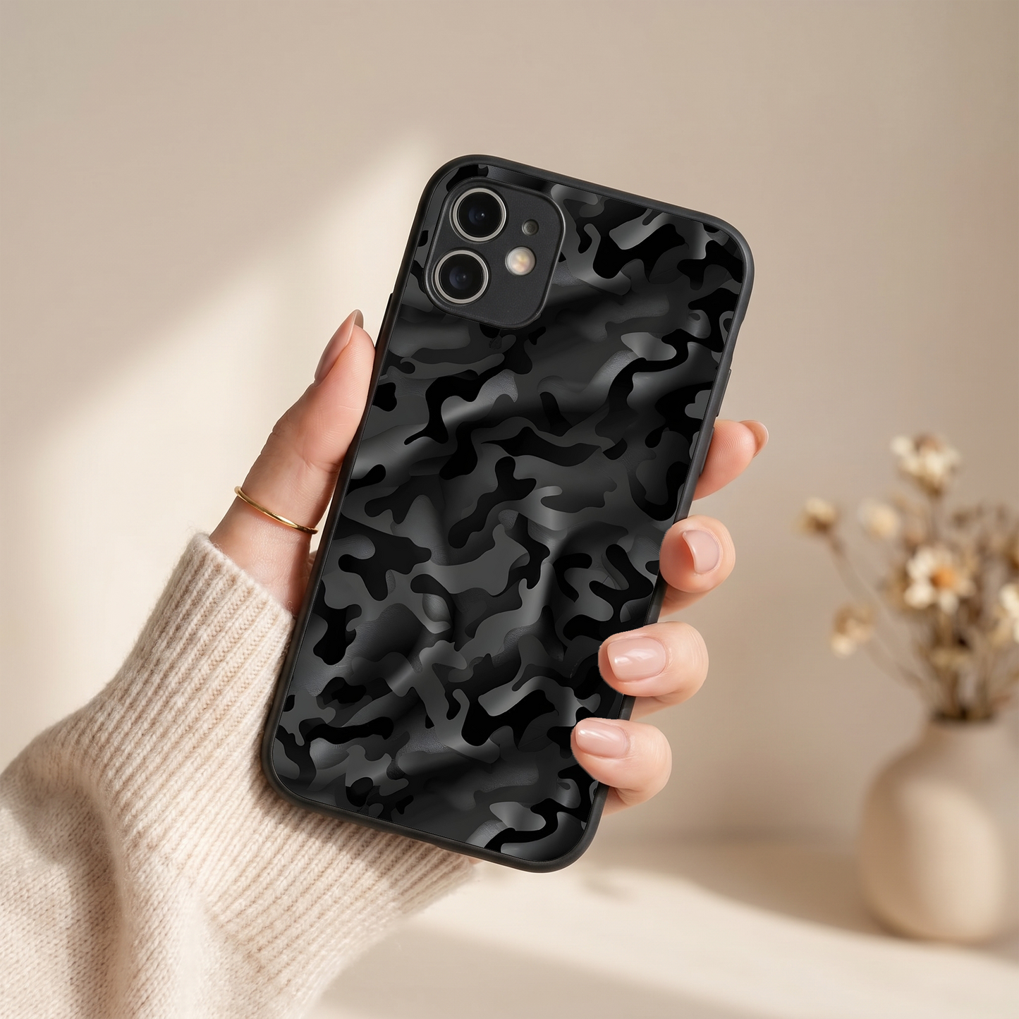 Shadow Camo Metal Back Case for Apple Iphone 11