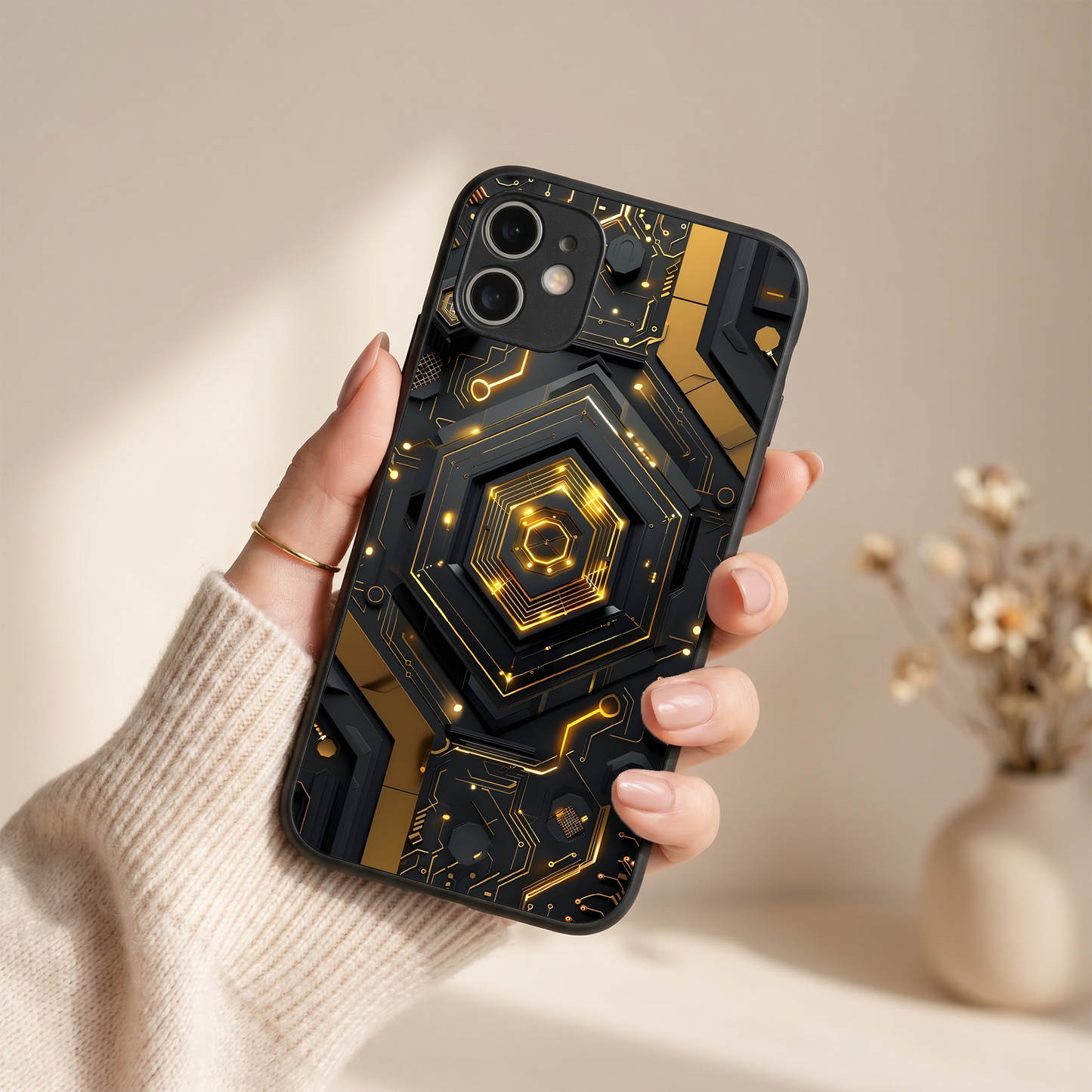 Gold Rush Metal Back Case for Apple Iphone 11