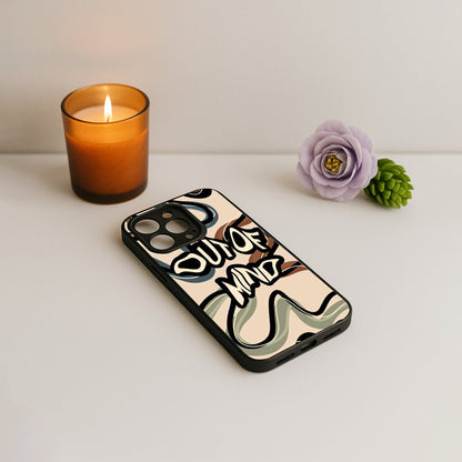 Out Of Mind Metal Back Case for Apple Iphone 16 Pro