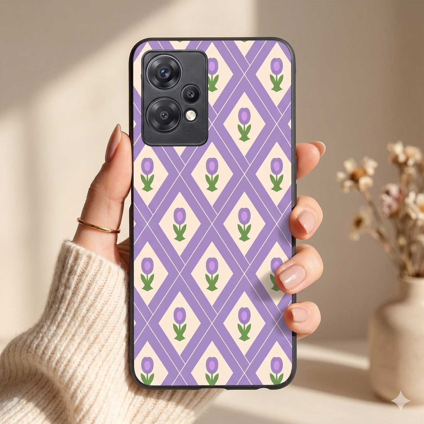 Lavulip Metal Back Case for Oneplus NORD CE 2 LITE 5G