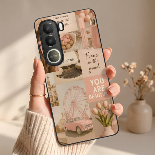 Girlie Pop Metal Back Case for VIVO Y300