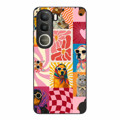 Pawpsy Metal Back Case for VIVO Y300