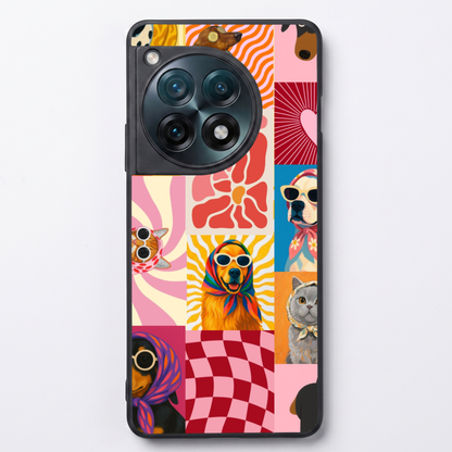 Pawpsy Metal Back Case for Oneplus 11R
