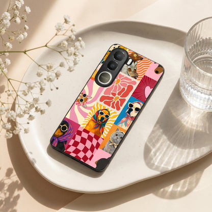 Pawpsy Metal Back Case for VIVO Y300