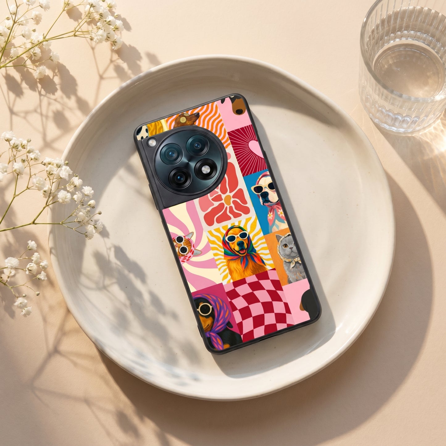 Pawpsy Metal Back Case for Oneplus 11R