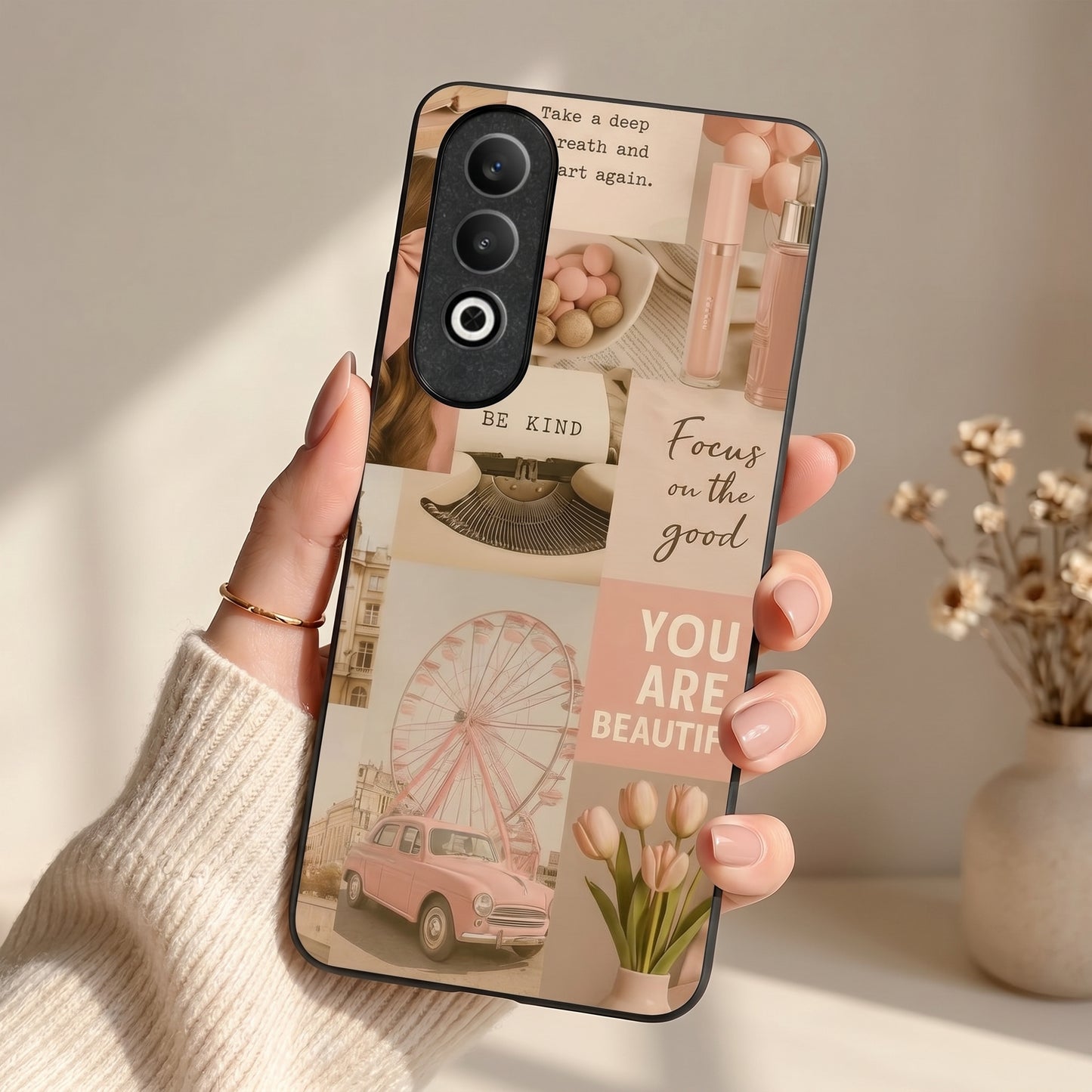 Girlie Pop Metal Back Case for Oneplus NORD CE 4 5G