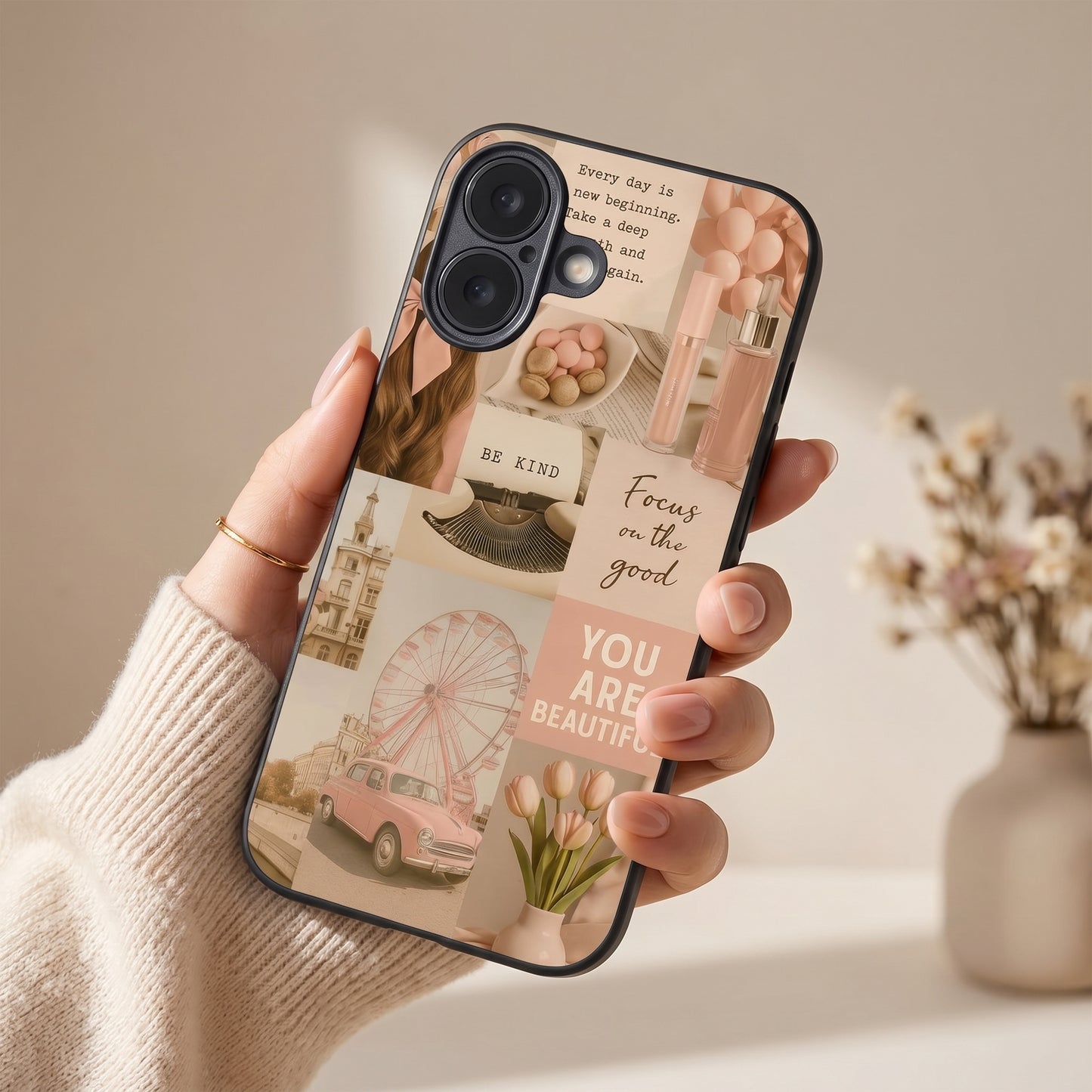 Girlie Pop Metal Back Case for Apple iPhone 17