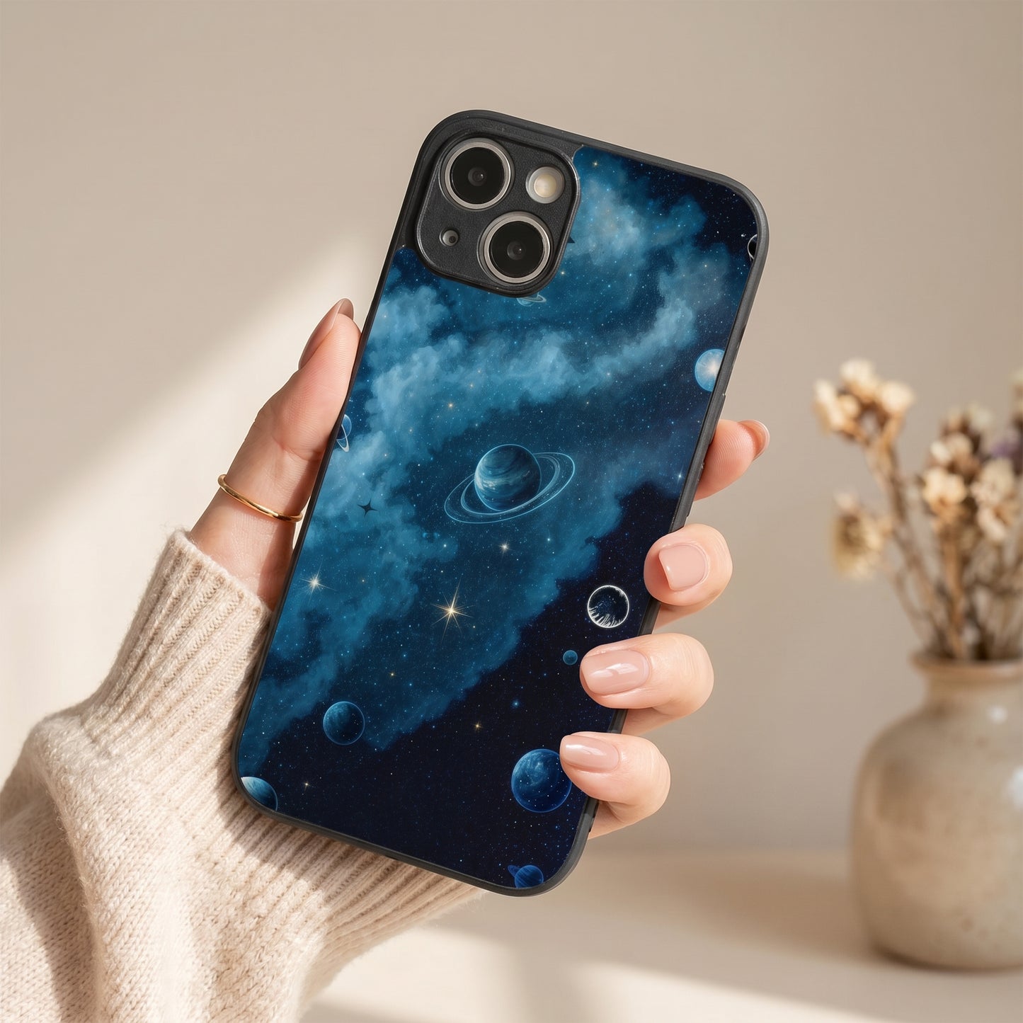 Universe Metal Back Case for Apple iPhone 14