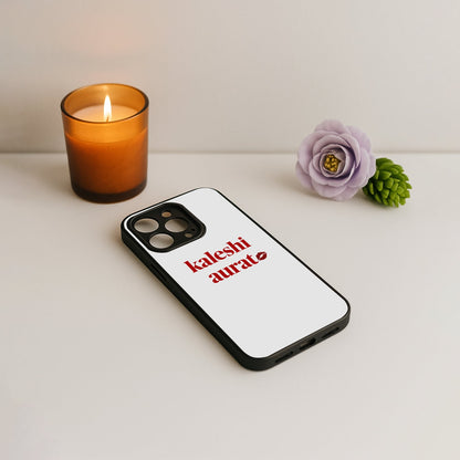Kaleshi Aurat' Metal Back Case for Apple Iphone 14 Pro Max