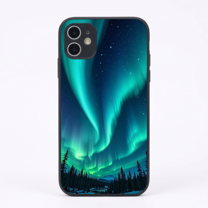 Aurora Borealis Metal Back Case for Apple iPhone 11
