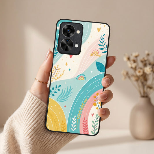 Pastel Waves Metal Back Case for Oneplus NORD 2T 5G