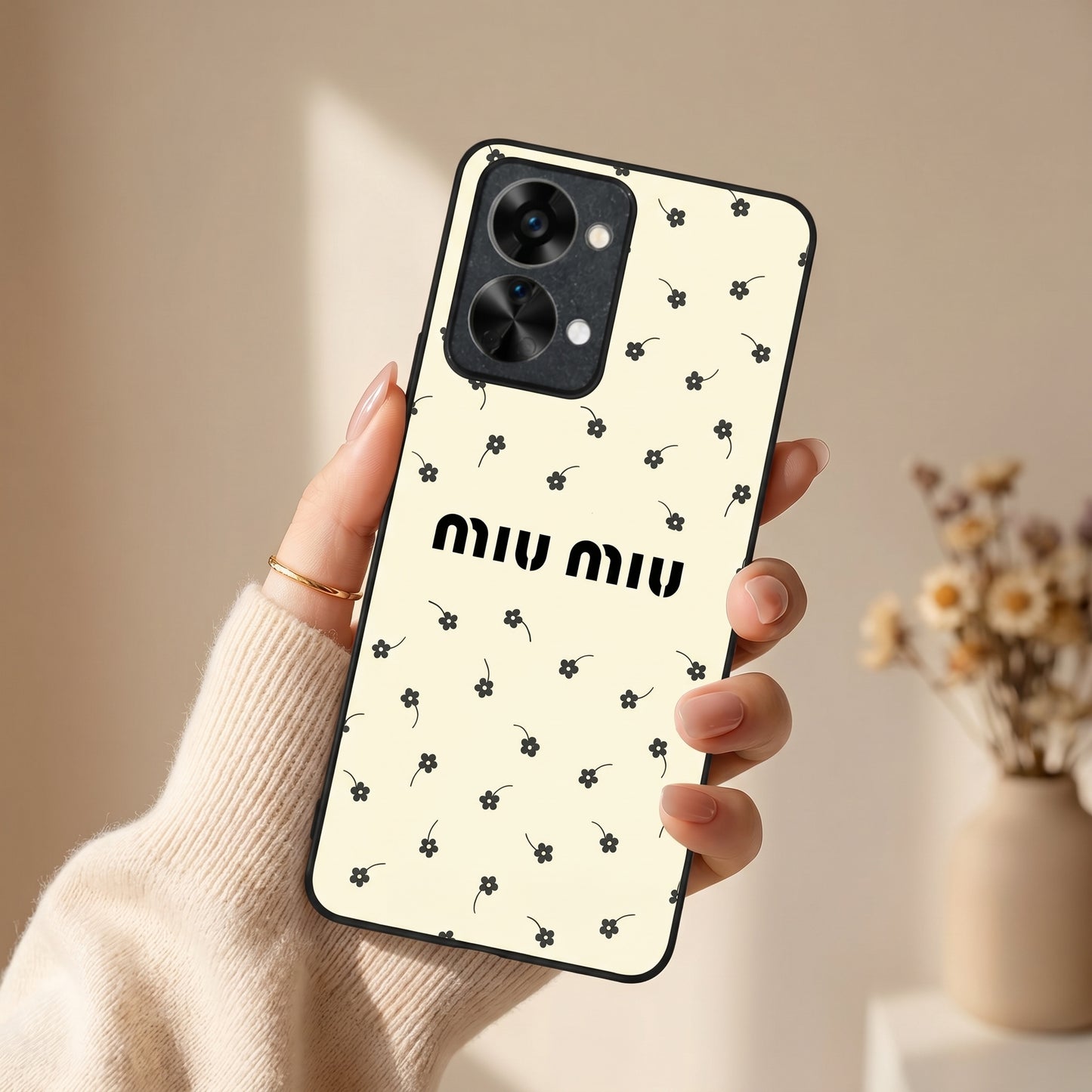 Tiny Daisies Metal Back Case for Oneplus NORD 2T 5G