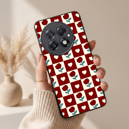Rose Blocks Metal Back Case for Oneplus 13