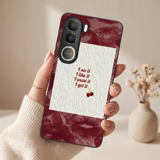 'IT' girl Metal Back Case for VIVO Y300