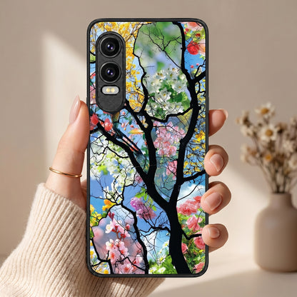 Bloom Glass Metal Back Case for Oneplus NORD CE 4 LITE 5G
