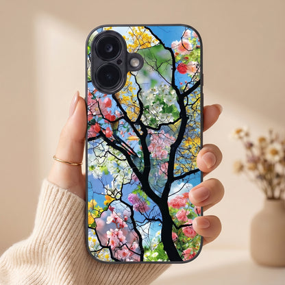 Bloom Glass Metal Back Case for Apple iPhone 17