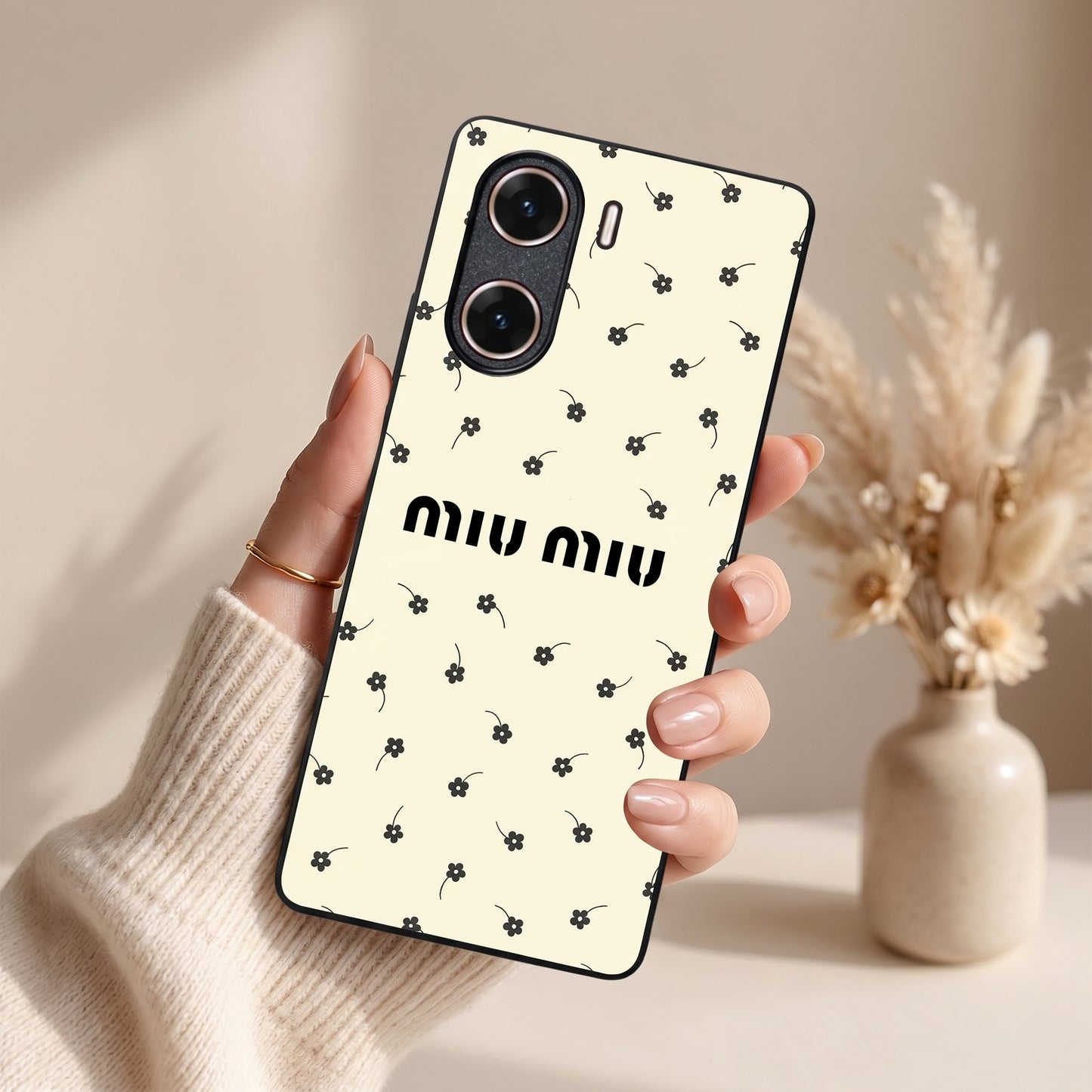 Tiny Daisies Metal Back Case for VIVO V29E