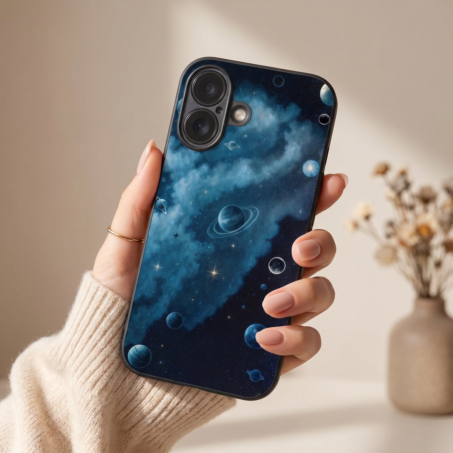 Universe Metal Back Case for Apple iPhone 17